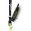Patinete Muuwmi Lights GLOW 215 mm Ruedas rápidas Freno trasero Negro/Verde