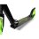 Patinete Muuwmi Lights GLOW 215 mm Ruedas rápidas Freno trasero Negro/Verde