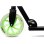 Patinete Muuwmi Lights GLOW 215 mm Ruedas rápidas Freno trasero Negro/Verde