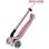 Patinete 3 en 1 Globber Go-Up Active Lights Eco 3 ruedas Berry