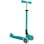 Vespa GLOBBER Primo faltbarer 3-Rad Scooter LED türkis