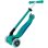 Vespa GLOBBER Primo faltbarer 3-Rad Scooter LED türkis