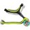 Globber Go-Up Active Lights 3-Rad Scooter beleuchtet Limone