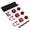 Micrófono Rode Wireless GO Gen 3 USB omnidireccional sin cable rojo oscuro