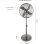 Ventilatore a Piantana Steba VT S6 50W 43cm 3 Velocità Oscillante Altezza Regolabile Gunmetal