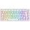 Teclado Sharkoon SKILLER SGK55W mecánico gaming blanco RGB inalámbrico y cable