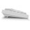 Teclado Sharkoon SKILLER SGK55W mecánico gaming blanco RGB inalámbrico y cable