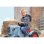 BIG Pedaltraktor 800056565 für Kinder ab 3 Jahren - Schwarz, Blau, Rot