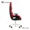 Chaise Gaming Thermaltake ARGENT E700 Cuir Aluminium Rouge