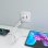 Cargador GaN Aisens 20W USB-C PD3.0 USB-A QC3.0 Blanco