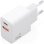 Cargador GaN Aisens 20W USB-C PD3.0 USB-A QC3.0 Blanco