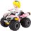 Quad Carrera Mario Kart Peach Radio Control 9 km/h Escala 1:20