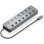 Hub Aisens 8 puertos USB 3.2 Gen2 10G ASUC-8P044-GR con PD 100W y botones