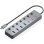Hub Aisens 8 puertos USB 3.2 Gen2 10G ASUC-8P044-GR con PD 100W y botones