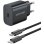 Cargador de pared Vention G17B0-EU 20W USB-C con cable Lightning Negro
