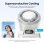 Mini Ventilador de Mano Vention PBCH0 11,1Wh 13000RPM 100 Velocidades Batería 3000mAh USB-C