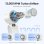 Mini Ventilador de Mano Vention PBCH0 11,1Wh 13000RPM 100 Velocidades Batería 3000mAh USB-C