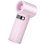Mini Ventilador de Mano Vention PBEP0-ML 11,1Wh 100 Velocidades USB-C Display LED Rosa
