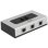 DeLOCK Manueller Switch 3x RJ-45 1000 Mbit/s Schwarz Grau
