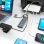 Hub Aisens 8 portas 5 Gbps USB3.1 Gen1 ASUC-8P043-GR com botões