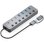 Hub Aisens 8 portas 5 Gbps USB3.1 Gen1 ASUC-8P043-GR com botões