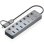 Hub Aisens 8 portas 5 Gbps USB3.1 Gen1 ASUC-8P043-GR com botões
