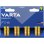 Pile AAA Alcaline Varta LR03 Longlife 1,5V - 8 unités
