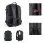 Mochila de viaje TooQ con compresión al vacío y bomba de aire 17"