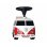 Carro de Empurrar BIG VW T1 para Crianças - Vermelho