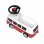 Carro de Empurrar BIG VW T1 para Crianças - Vermelho