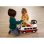Carro de Empurrar BIG VW T1 para Crianças - Vermelho