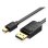 Câble Mini DisplayPort vers DisplayPort Vention HAABG 4K 60Hz 1,5 m Noir