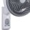 Ventilador de Pared Daewoo DW9011 80W 25cm 3 Velocidades 5 Aspas con Mando a Distancia