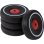 Set di Ruote Silenziose BIG Whisper Wheels per Bobby Car Nero