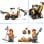 LEGO City Cargadora Rétroexcavatrice Jaune 60480 301 pièces