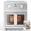 Airfryer Welltin ROUNY Kijkvenster 6L 1700W RVS Timer