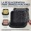 Airfryer Welltin ROUNY 6 L 1700 W RVS 304 Dubbele Verwarming met Timer