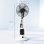 Ventilatore a Piantana Nebulizzatore Welltin 90W 3 Velocità 5 Pale Serbatoio 2,8L Bianco