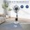 Ventilatore a Piantana Nebulizzatore Welltin 90W 3 Velocità 5 Pale Serbatoio 2,8L Bianco