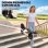 Patinete elétrico Welltin dobrável 120W para crianças 7-12 anos Freio e descanso