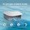 Robot Nettoyeur de Piscine Aiper PC200 2,5h Autonomie 300m² Navigation Intelligente