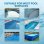 Robot Nettoyeur de Piscine Aiper PC200 2,5h Autonomie 300m² Navigation Intelligente