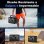 Energie-Station Oukitel P800 512Wh 9 Anschlüsse AC/DC/USB LiFePO4 Batterie LCD-Display Schnellladung