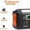 Estación de energía Welltin E200 151Wh 2 AC, 2 USB QC3.0, Li-ion Cargador solar