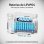 Stazione di energia Welltin E103 179,2Wh 8 porte AC, USB, DC Batteria LiFePO4 Ricarica rapida solare