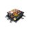 Raclette Steba RC 4 PLUS con 8 sartenes y placa de hierro fundido
