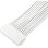 Cable Alimentation ATX 24 Broches SilverStone 30 cm Blanc