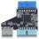 Adaptador DeLOCK USB 3.0 Interno 20 Pines a 2x USB 3.0 y Type-E Key A