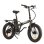 Bici Elettrica Pieghevole Nilox 20" x 4" 250W Shimano 7 Marce Nero