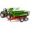 Tractor de juguete Bruder Roadmax con cargador frontal y remolque basculante
